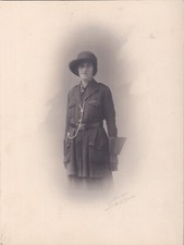 Original Photo on card Girl