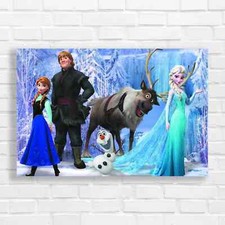 Frozen Winter Wonderland Canvas Print Large Picture Wall Art