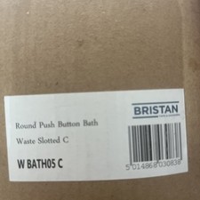 Bristan W BATH05 C Round Push