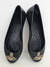 Black rubber slip on women's