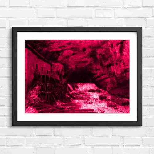 Old mill and waterfall - and,