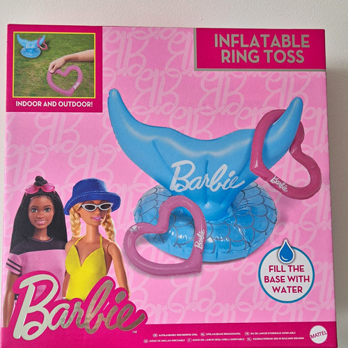 Barbie inflatable ring toss - inflatable,