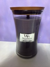 Yankee Candle WoodWick Amethyst & Amber Large Jar Candle