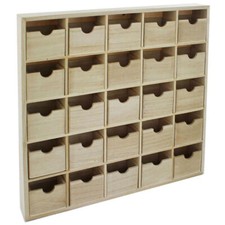 25 Drawer Cabinet Wooden