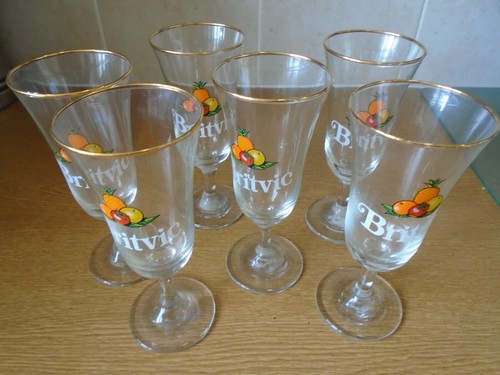 Britvic glasses rare - glasses,, set