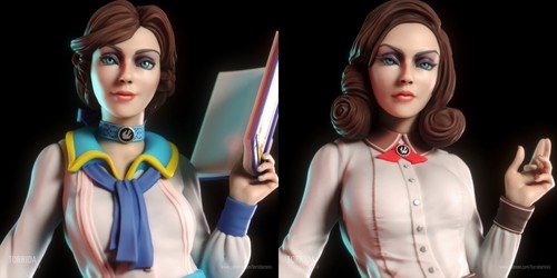 Artist proof resin model - artist, fig