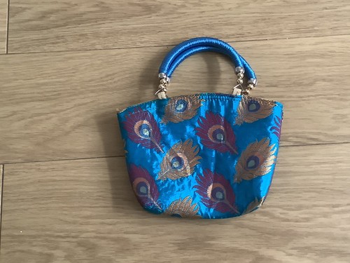 Indian zipped pouch bag - , with