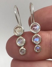 Rainbow moonstone drop
