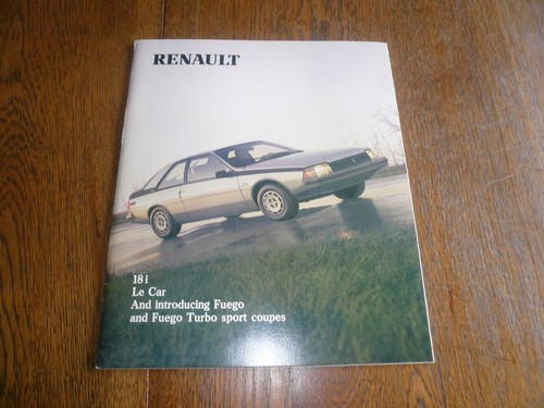 1982 renault 18i car fuego - 18i,
