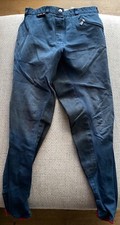 Eurostar breeches size 10 blue full leather seat