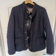 Ladies Joules Jacket Blue Size