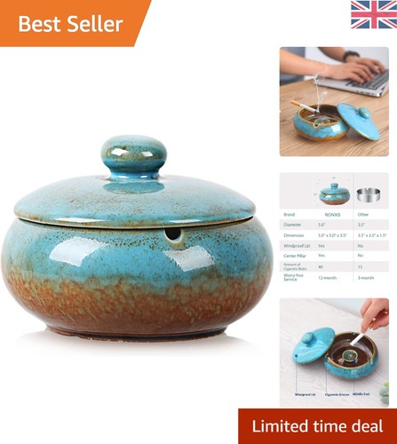 Windproof ceramic ashtray - windproof,