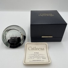 Limited Edition Caithness Glass Paperweight - St Pauls Princess Diana        L13