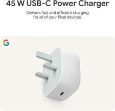 Google 45W USB-C Power Charger Fast-Charging for Pixel Phones google Universal