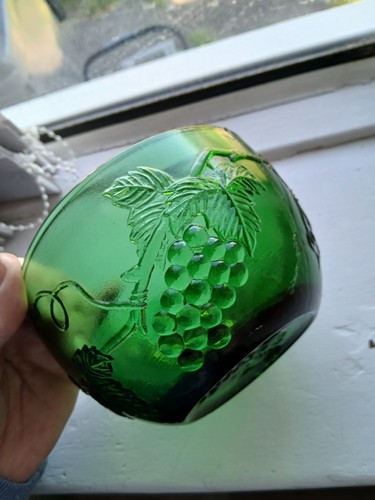 Vintage emerald green glass - vintage,
