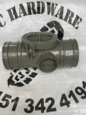 Terrain 82mm / 3" Solvent Soil Fittings in Solvent Grey