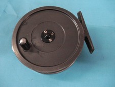 HARDY BROS LTD UNIQUA 3 1/2 INCH FLY REEL WITH A OLD USED DT8F FLY LINE