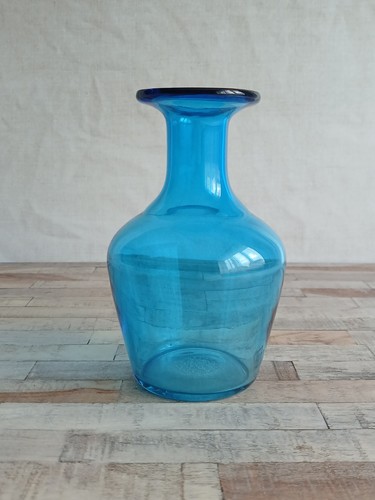 Vintage turquoise blue - blue, glass