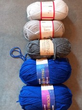 Blue And Grey Wool Dk