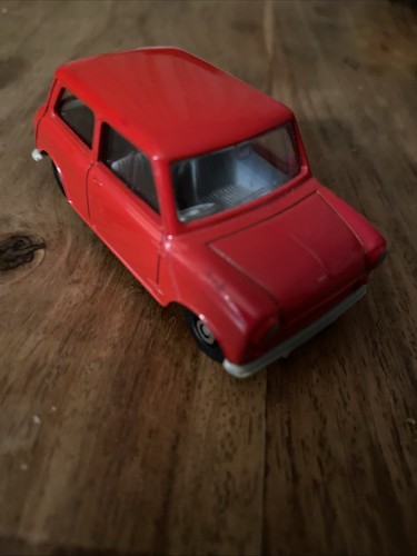 Corgi austin mini red no - red, gc