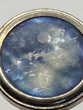 ANTIQUE /VINTAGE BLUE MOTHER OF PEARL HAT PIN  (B161)