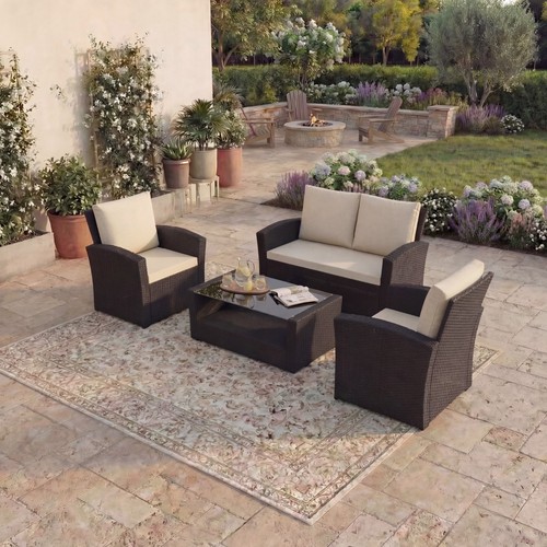 Rattan garden furniture - furniture, 4
