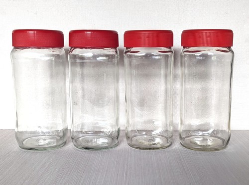 Empty coffee jars - empty, with