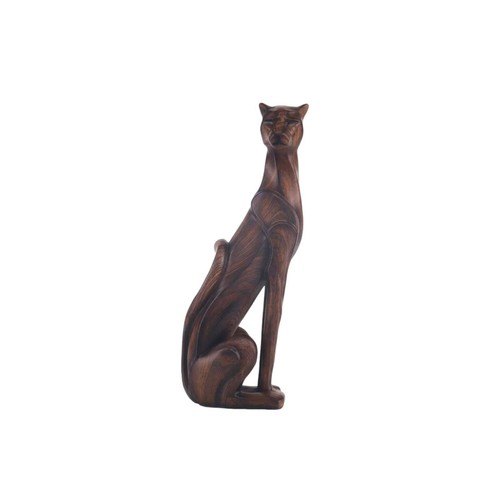 Wood grain dog figurine - grain,