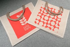 Orla kiely jute cotton tote - cotton,
