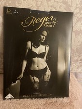 JANET REGER , Sheen Deep Lace Stockings .