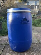 Blue Plastic Barrel Drum 55L