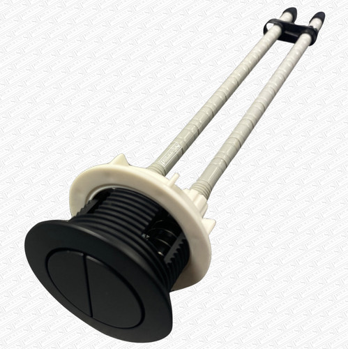 Black toilet push - black, button