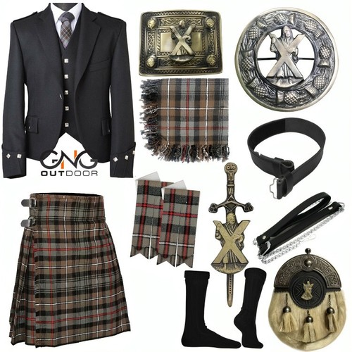 Men scottish argyle jacket - men's,
