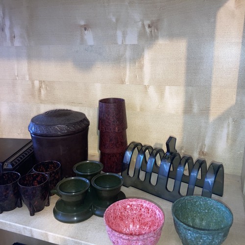 Job lot bakelite jar - lot, /jar