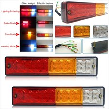 2 x 12V 20 LED ABS Truck