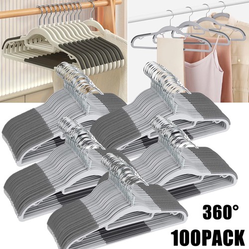 100 pack plastic hangers non - 100,