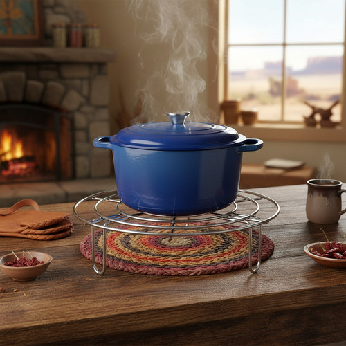 Round cooking trivet - cooking,