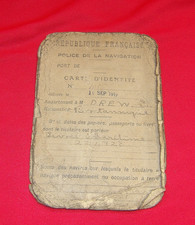 WW1 EPHEMERA FRENCH POLICE