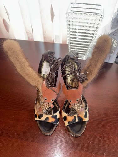Dsquared2 squirrel sandals - dsquared2, "squirrel"