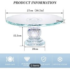 10.6 Inch Crystal Cake