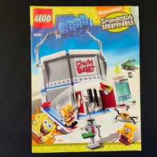 LEGO 4981 Spongebob SquarePants Chum Bucket Instruction Manual 2007 Original