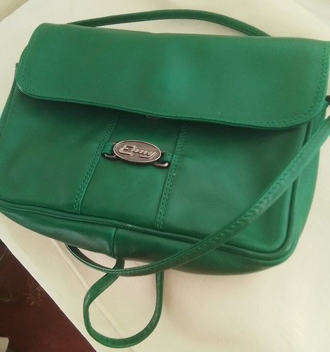 Enny emerald green leather - enny,