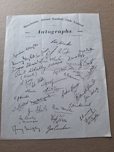 Manchester united memorabilia - united,