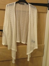 Yours Ivory Waterfall Cardigan
