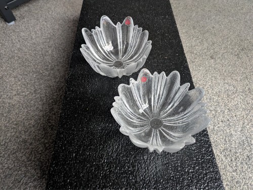 Dartington glass foliate - 2, x