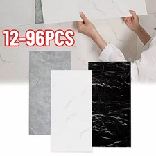 12-96X PVC Marble Tiles Wall