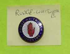 1911 - 1939 RUDGE-WHITWORTH (British) enamel motorcycle badge lapel - TYPE 1 b