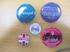 Triumph metal badge set - set, 5