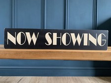now showing sign cinema signs