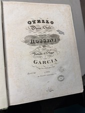 c.1840s Rossini OTELLO Opera